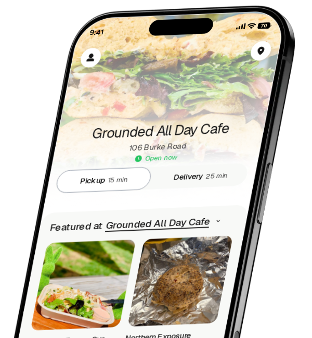 Grounded All Day Cafe app preview